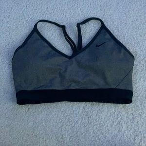Nike grey sports bra, size M